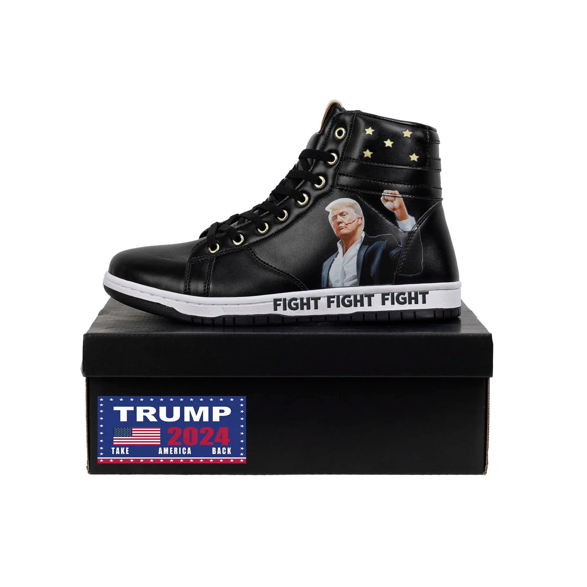 Fight Fight Fight High-Tops - Black